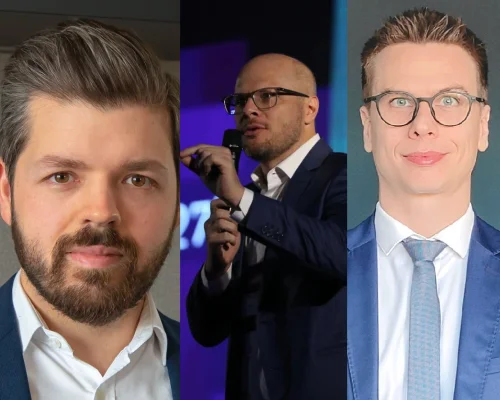 Imagem de Renan Oliveira, Carlos Alberto Day Stoever e Williann Rudolfo Georgi sócios e fundadores da JusDocs